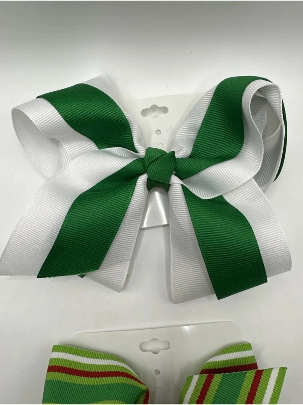 Handmade Toddler Little Girl Hair Bows Multicolor Clip On Holiday Non Slip Girly
